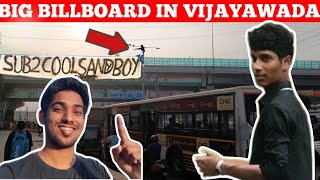 @CoolSandBoy banner in Vijayawada.