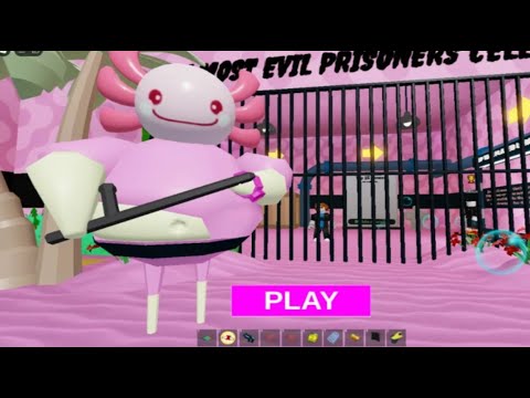 AXOLOTLS BARRYS PRISON RUN ! OBBY ! #roblox