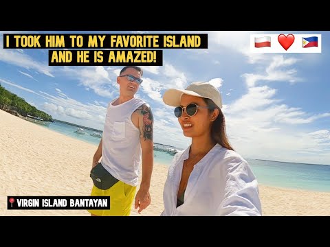 I Took Him To My Favorite Island And He Is Amazed! Virgin Island Bantayan