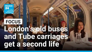 YouTube video thumbnail: London's old Double-Decker Buses and Underground Carriages get a Second Life