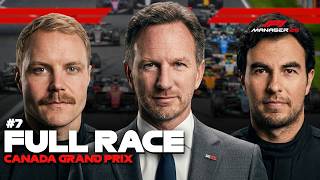 P6 & P7 FINISH! Bottas vs Perez Battle for Points, Canadian GP | F1 Manager 26