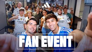 Real Madrid x adidas: Brahim & Gonzalo meet fans!