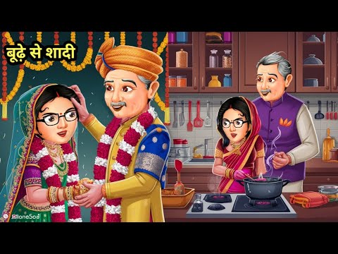 बूढ़े से शादी | Hindi Kahani | Moral Stories | Bedtime Stories | Hindi Kahaniya | Story in Hindi