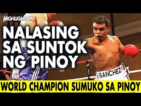 WORLD CHAMPION SUMUKO! Nalasing sa Suntok ng Pinoy