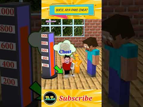 Bocil Curang Pake Cheat #skibiditoilet #shorts #shortvideo #roblox #minecraft #funny #dubbing