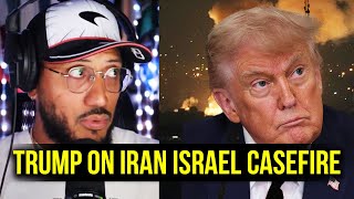 Trump Reacts to Iran Israel Ceasefire — SHOCKING Statement!