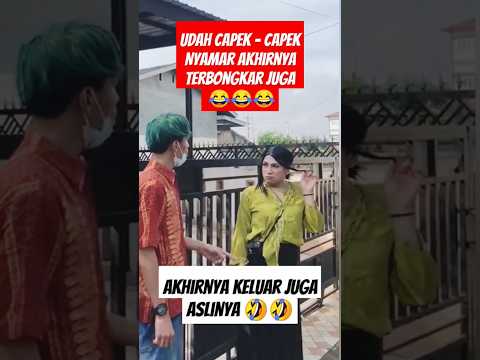 Akhirnya Terbongkar Juga Penyamarannya saat sudah berhadapan dengan pak TNI ๐๐๐ | Video Lucu