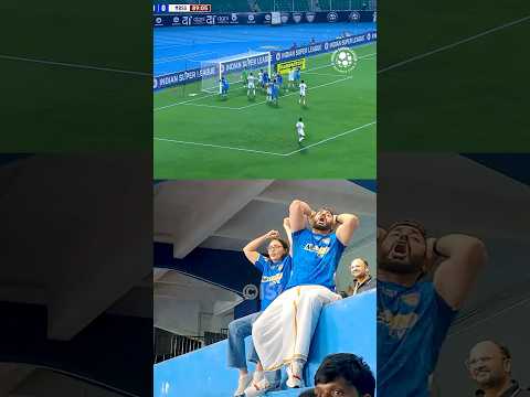 #AbhishekBachchan couldn't believe that missed the target! 🤯 | #CFCMBSG #ISL #ChennaiyinFC #shorts