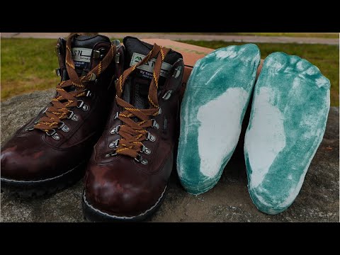Thousands of touches! The process of making custom handmade hiking boots for one person.