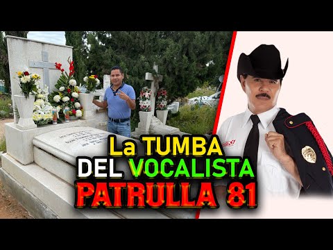 La tumba del vocalista de Patrulla 81 (jose Angel Medina)🙏