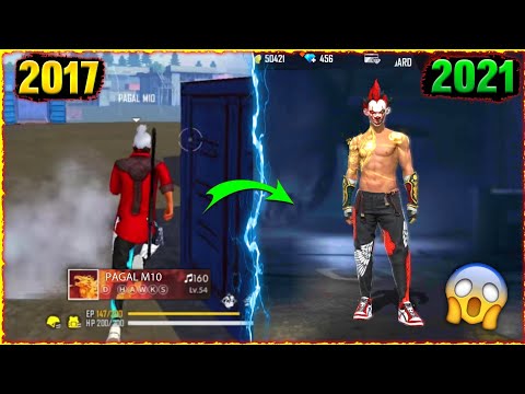 OLD PAGAL M10 vs NEW PAGAL M10 | FREE FIRE PLAYERS 2017 VS 2021 | Garena Free fire