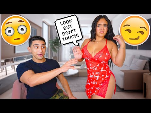 YOU CAN LOOK, BUT YOU CAN’T TOUCH PRANK ON BOYFRIEND!!