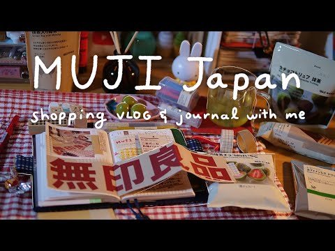 My MUJI Japan Haul ☁️  (a cozy shopping vlog & journaling time) | Rainbowholic