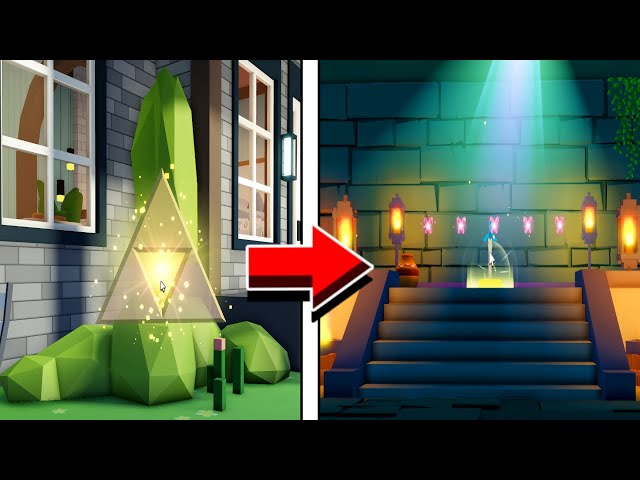 Secret Legend Of Zelda Sword Room In The New House In Roblox Livetopia RP