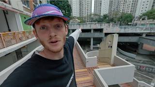 Filming Parkour alone in Hong Kong (POV)