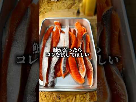 余った鮭を4日寝かせてぼっちめし #shorts
