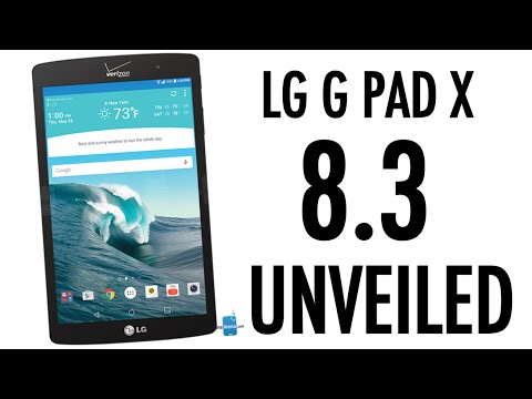 (ENGLISH) LG G Pad X 8.3 Unveiled - (8.3