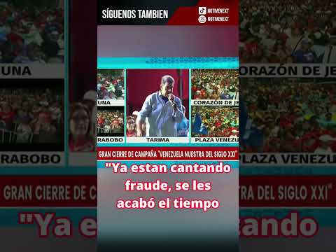 🔴Maduro amenaza con Mano de Hierro en Cierre de Campaña🔴 #venezuela #venezuelahoy #venezolanosenusa