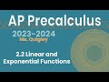 Linear and Geometric Sequences Concepts
