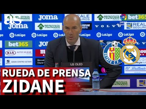 Getafe 0 Real Madrid 0 Rueda De Prensa De Zidane Diario