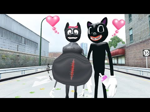 การ์ตูนแมว...ท้อง..!! Cartoon Cat  FEMALE...??