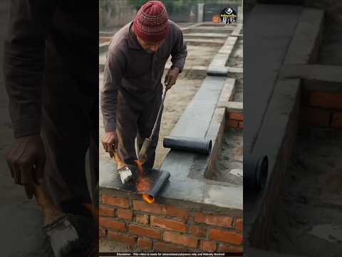 বাড়ি বানানোর সময় এটা না লাগালে বি*পদ! Damp Proof Course #shorts #design
