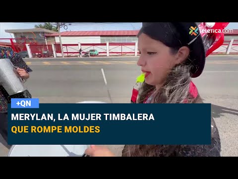 Merylan, la mujer timbalera que rompe moldes