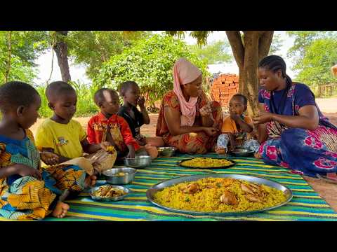 Traditional Morning Routine Of A Village Woman In Africa: #cooking Chicken And Millet Stew!