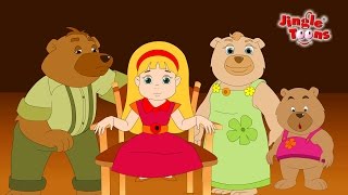 Goldilocks |That Al-Khoslat Al-Thahabiyah Wal Debabah Al-Thalathah | Arabic story by JingleToons