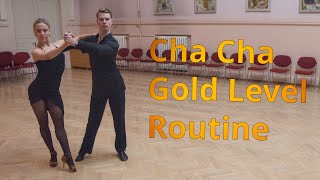 Cha Cha Gold Level Choreography | Rope Spinning, Reverse Top (3.2)
