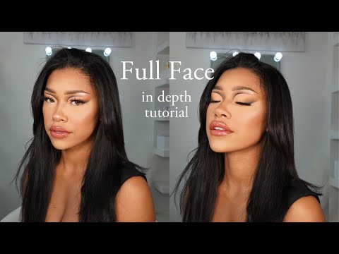 In Depth Eyeshadow + Full Face Tutorial