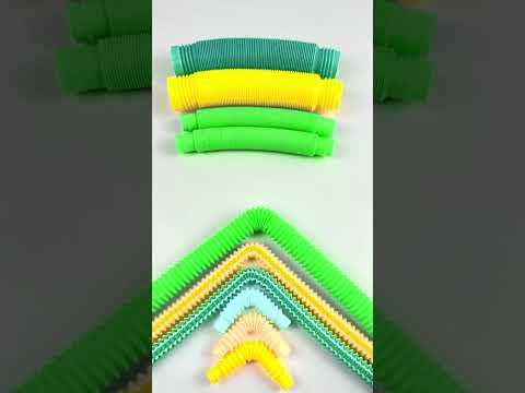 Relaxing changing color and voicing of pop tube #creative #relaxing #asmr #poptubesound #satisfying
