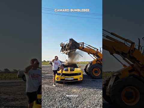 Destroy Camaro Bumblebee ๐ You hate this? ๐#automobile #camaro #cars #edit #otomotif #shorts
