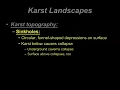 Karst Landscape Concepts and Features