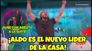 💥 ALDO DENIGRIS NUEVO LIDER DE LA CASA DE LOS FAMOSOS MÉXICO SUBE CON ABELITO A LA SUITE! #LCDLFMX3