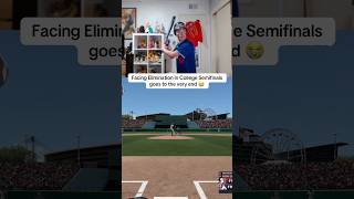 Facing elimination in College Semifinals goes to the very end 😭 #mlb #mlbtheshow #mlbtheshow26 #fyp