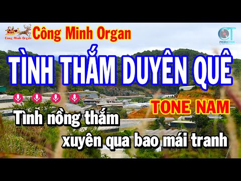 Tình Thắm Duyên Quê Tone Nam (Ebm) Nhạc Sống Dân Ca Trữ Tình