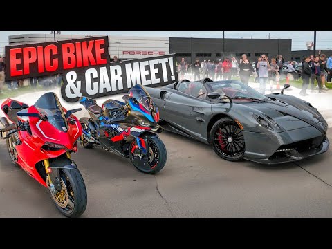 RACING MY FULL CARBON M 1000 RR & DUCATI 1199R TO THE BIGGEST CAR MEET IN CLEVELAND!