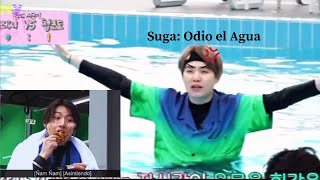 Recordando Momentos divertidos cuando BTS jugaba en el Agua Voleibol