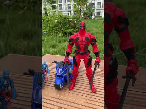 GTA V Real Toy Deadpool Rescue Hulk Spidey And Captain Man #shorts