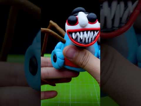 POU SPIDER, BUS EATER #bou #pou #monsterclay #viral