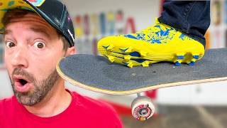 You MUST Kickflip In Soccer Cleats!
