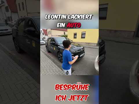 LEONTIN LACKIERT EIN AUTO #SHORT