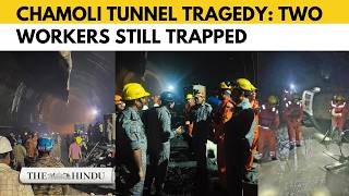 YouTube video thumbnail: Chamoli Tunnel Flooding: Rescue Operation Continues for Two Trapped Workers