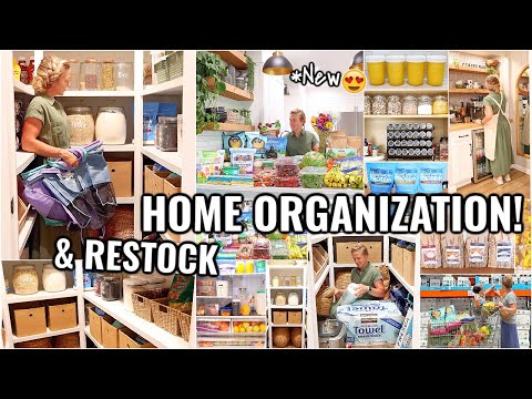 HOME ORGANIZATION IDEAS!!😍 CLEAN & ORGANIZE WITH ME | DECLUTTERING AND ORGANIZING MOTIVATION