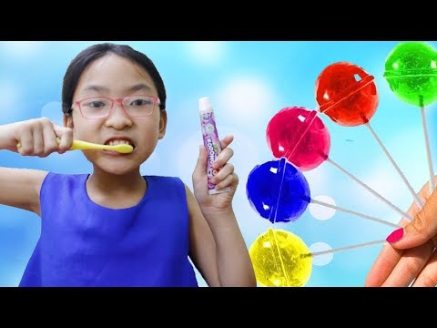 Johnny Johnny Vaikai Vaikams 学习颜色与婴儿Gombal糖果孩子手指家庭的话 #L5