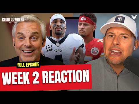 Reaction to Eagles-Chiefs, Bears-Lions, Giants-Cowboys, Seahawks-Steelers, 49ers | Colin Cowherd NFL