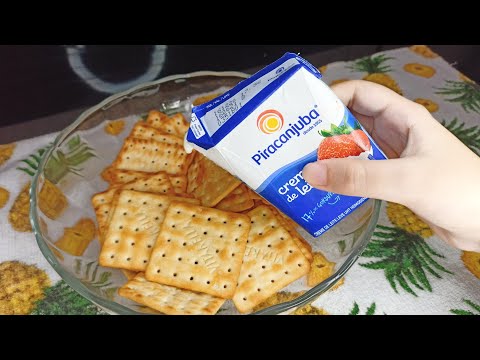 ADICIONE CREME DE LEITE NO BISCOITO,COM SÓ 3 INGREDIENTES FAÇA ESSAS BOLINHAS DE QUEIJO NO LANCHE