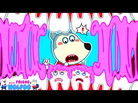 Icky Sticky Bubble Gum🍭+ Wolfoo Learns Healthy Habits for Kids | Wolfoo and Friends | Kids Cartoon