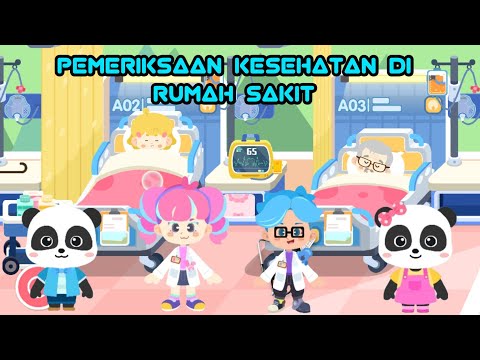 PEMERIKSAAN KESEHATAN MATA DAN GIGI PANDA KIKI DAN MIUMIU DI RUMAH SAKIT | DRAMA BABYBUS